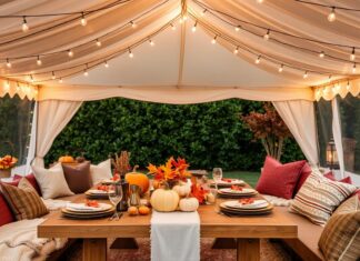 Easy 7 Friendsgiving Tent Decorations Ideas for Outdoor Fest Friendsgiving Tent Decorations