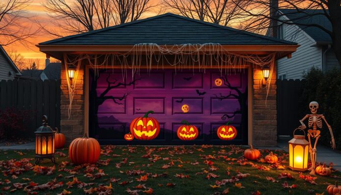 Halloween-Garage-Decoration-Themes Halloween Garage Decoration Themes
