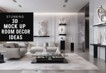 Stunning 3D Mock up Room Decor Ideas 3D Mock up Room Decor