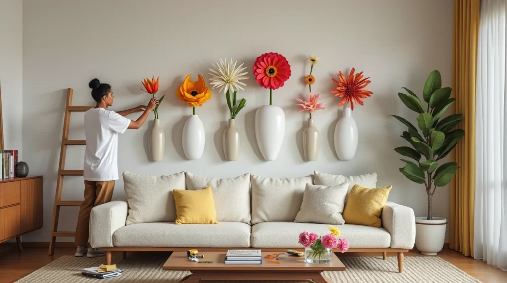 Dynamic 3D Wall Art Composition