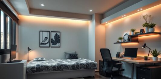 10 Effortlessly Cool Dorm Room Designs for Guys dorm room designs for guys