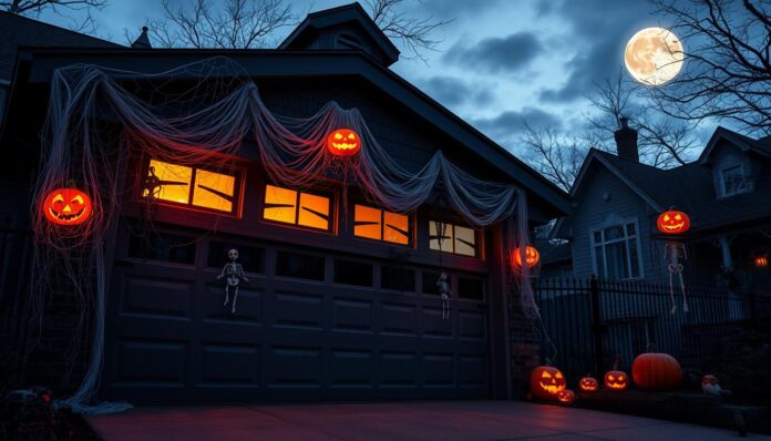 garage-door-halloween-decoration garage door halloween decoration