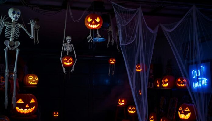 garage-halloween-decorations garage halloween decorations