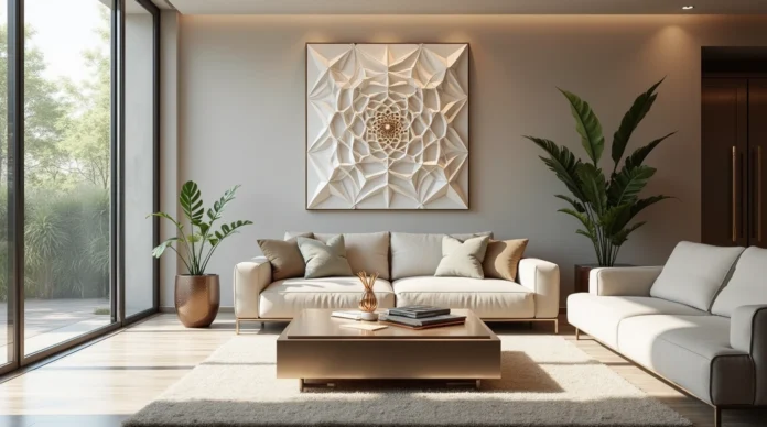 Innovative 3D Art on the Wall