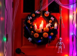 Top Secrets for Winning Halloween Door Decorating Contest halloween door decorating contest