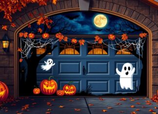 10 Best Halloween Garage Door Covers for Your Home Halloween Garage Door Covers