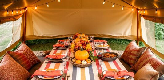 13 Stylish picnic table setting and friendsgiving tent decorations picnic table setting and friendsgiving tent decorations