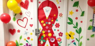 15 Creative Red Ribbon Week Ideas Door Displays to Try red ribbon week ideas door