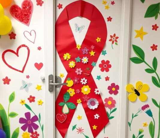 15 Creative Red Ribbon Week Ideas Door Displays to Try red ribbon week ideas door